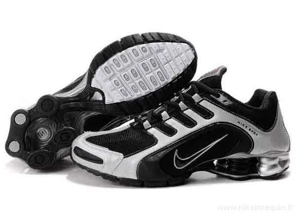 Nike Shox R5 Chaussures De Course Noir Gris
